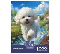 Cockapoo 1000 Pieces Jigsaw Puzzles for Adults And Children Fun Challenging Brainteasing Colourful Creativity Fully Interlocking 52x38cm/1000pcs
