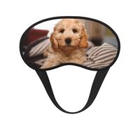 Cockapoo Beige Curly Dogs Pets Dogs, Full Eye Covers Light Blocking Eye Masks Blackout Sleep Eye Muffs