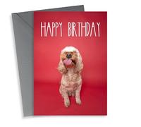 Cockapoo Birthday Card