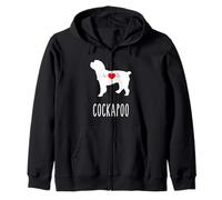 Cockapoo Breed Dog Lover Top Mom Shows Zip Hoodie