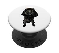 Cockapoo Cavapoo Black Puppy Dog Cockerpoo PopSockets Adhesive PopGrip