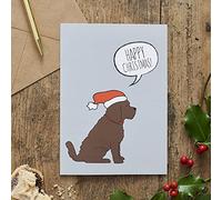 Cockapoo Christmas Card