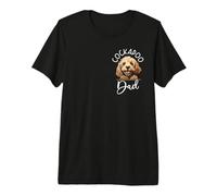 Cockapoo Dad Apricot Beige Red Cockerpoo Lover Premium T-Shirt