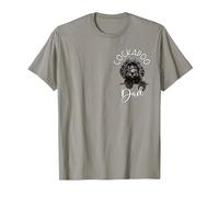 Cockapoo Dad Black Cockerpoo Lover T-Shirt, Men, Slate Grey, 3X-Large