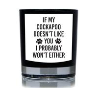 Cockapoo Doesn't Like You Funny 20cl Candle 60 SECOND MAKEOVER Black One Size