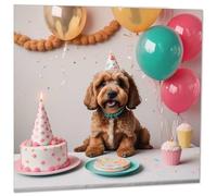 Cockapoo Dog Birthday Card/Greeting Card 145mm x 145mm