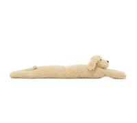 Cockapoo Dog Draught Excluder, 90cm Fabric Dog Shaped Door Draught Cushion, Novelty Animal Draft Excluder for Doors and Windows