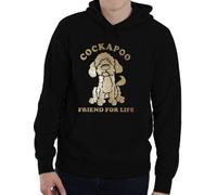 Cockapoo Dog Lover Adult Ladies Mens Unisex Hoodie Birthday Gift Medium Black