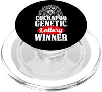 Cockapoo Genetic Lottery Winner Funny Dog Breed Humor PopSockets PopGrip for MagSafe