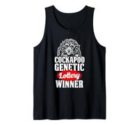 Cockapoo Genetic Lottery Winner Funny Dog Breed Humor Tank Top