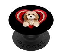 Cockapoo Heart Cute Puppy Dog Lover or Pet Owner PopSockets Adhesive PopGrip