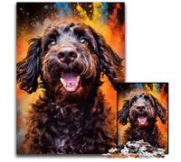 Cockapoo Jigsaw Puzzles for Adults, 1000 Piece Difficult Puzzles for Adults for Home Decor, Brain Training 50x75CM/19.68x29.52inch