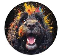 Cockapoo Jigsaw Puzzles for Adults 1000 Piece Jigsaw Puzzles for Adults Relax & Challenge, Colorful Home Decor Art, for Friends 67.5x67.5cm