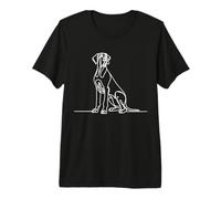 Cockapoo Line Art Dog Owner Premium T-Shirt
