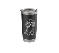 Cockapoo Line Art Dog Owner Stainless Steel Insulated Tumbler