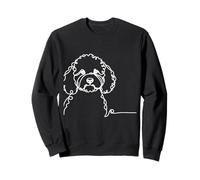 Cockapoo Line Art Dog Owner Sweatshirt