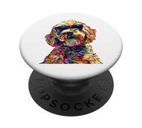 Cockapoo Lovers Design Pop Art Funny Cockapoo Dog PopSockets Adhesive PopGrip