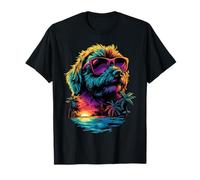 Cockapoo Lovers Design Sunset Vintage Cockapoo T-Shirt