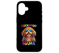 Cockapoo Mama Pop Art Dog Mom Cute Dog Lover Sunglasses Case for iPhone 16
