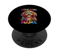 Cockapoo Mama Pop Art Dog Mom Cute Dog Lover Sunglasses PopSockets Adhesive PopGrip