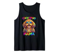 Cockapoo Mama Pop Art Dog Mom Cute Dog Lover Sunglasses Tank Top