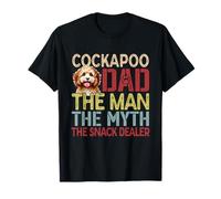 Cockapoo Man Myth Snack Dealer Funny Dog Owner Lover T-Shirt