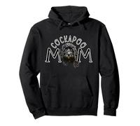 Cockapoo Mom Mum Black Peeking Doodle Cockerpoo Lover Pullover Hoodie