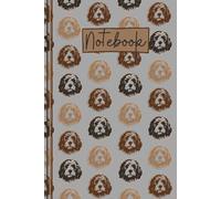 Cockapoo Notebook: Cute Cockapoo Lined Journal, The Perfect Novelty Cockapoo Gift for a Dog Lover or Pet Owner - Grey