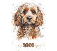 Cockapoo Planner For 2026 - One Week To Two Pages - A5 (9" x 6") Diary: 200 Pages To Organise Your Life - Colourful Cockapoos On 200 Pages