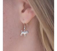 Cockapoo Silver Earrings