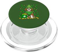 Cockapoo Sunglasses Shamrocks St. Patrick's Day Owner Kids PopSockets PopGrip for MagSafe