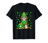 Cockapoo Sunglasses Shamrocks St. Patrick's Day Owner Kids T-Shirt