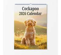 Cockapoo Wall Calendar - Choice Of Sizes - A3 Dog Calendar - Dog Lovers Monthly Planner 2026