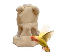 Cockatiel Costume | Cute Bear Bird Costume Fabric | Warm Cape for Bird Clothes Versatile Bird Cosplay Accessory Parrot Conure Jo