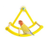 Cockatiel Parakeet Perch, Interactive Wooden Exercise Wheel for Sparrows and Physical Activity, Bird Cage Accessory - for Parrots Parrots Cockatiels