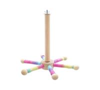 Cockatiel Perch, Bite-Resistant Sparrow Training Wheel - Budgies Rotating Toy for Lovebird Wedge Tail Parakeets Cockatiels Finches Macaws Budgies