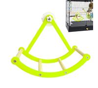 Cockatiel Perch Wooden Bite-Resistant Sparrow Exercise Wheel