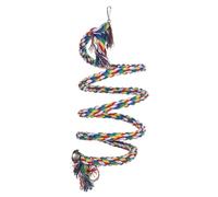 Cockatiel Rope Perch | Interactive Colorful Swing Toys | Cockatiel Perch Bird Cage Swing Toys | Parakeet Conure Canaries Hamster Indoor Home Play Chewing
