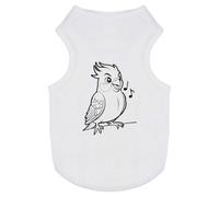 'Cockatiel Singing A Cheerful Tune' Pet Dog/Cat T-Shirt (PT00123048)