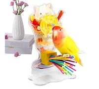 Cockatiel Toy for Bird Cage, Bird Toy for Parakeets, Parrot Toy, Safe for Chewing, Bird Cage Accessories, Bite Resistant Entertainment Increases the Wellbeing of Birds