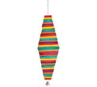 Cockatiel Toy - Wood, Parrot Toys, Durable Cage Peer Accessory | Toy For, 21.65 Inch Interactive Chewing & Play Toys Peer Parrots,