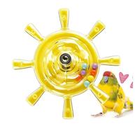 Cockatiel Toys Small Colorful Chewing Exercise Wheel Rattle