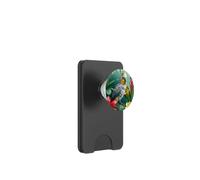 Cockatiel Tropical Flowers Exotic Bird Nature Design PopSockets PopWallet for MagSafe