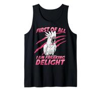 Cockatoo Parrot Bird Holder Cheeky White Cockatoo Tank Top