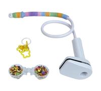 Cockatoo Perch - Macaw Perch, Bird Accessories | With Food Bowl, Flexible Toys | For Enrichment, Training, Boredom, Climbing, Searching For Standing Food