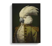 Cockatoo Renaissance Art Canvas Wall Art Print 30x20 Inch