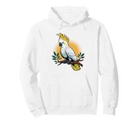 Cockatoo Wings Flapping Zoomies Funny Bird Owner Cartoon Pullover Hoodie