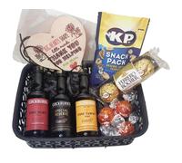 Cockburns Miniature Trio Gift Basket |Gift Hamper| Port Wine Gift | Alcohol Gift | For Her | Adult Gifts (Big hearts Shape)