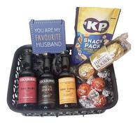 Cockburns Miniature Trio Gift Basket |Gift Hamper| Port Wine Gift | Alcohol Gift | For Her | Adult Gifts (You are my favourite husband)