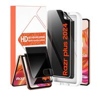 COCKEEK for Motorola Razr 50 Ultra/Razr 60 Ultra Privacy Screen Protectors, 2 Pack Inner Screen [Installation Kit] 2 Pack Exterior Screen, Anti-Peep, No Bubbles, No Wrinkles, Newbie Friendly